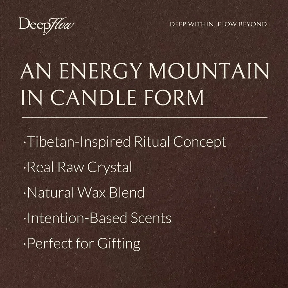 NEW DeepFlow Spirtual Purification Inner Light Moonstone Healing Clairty Candle
